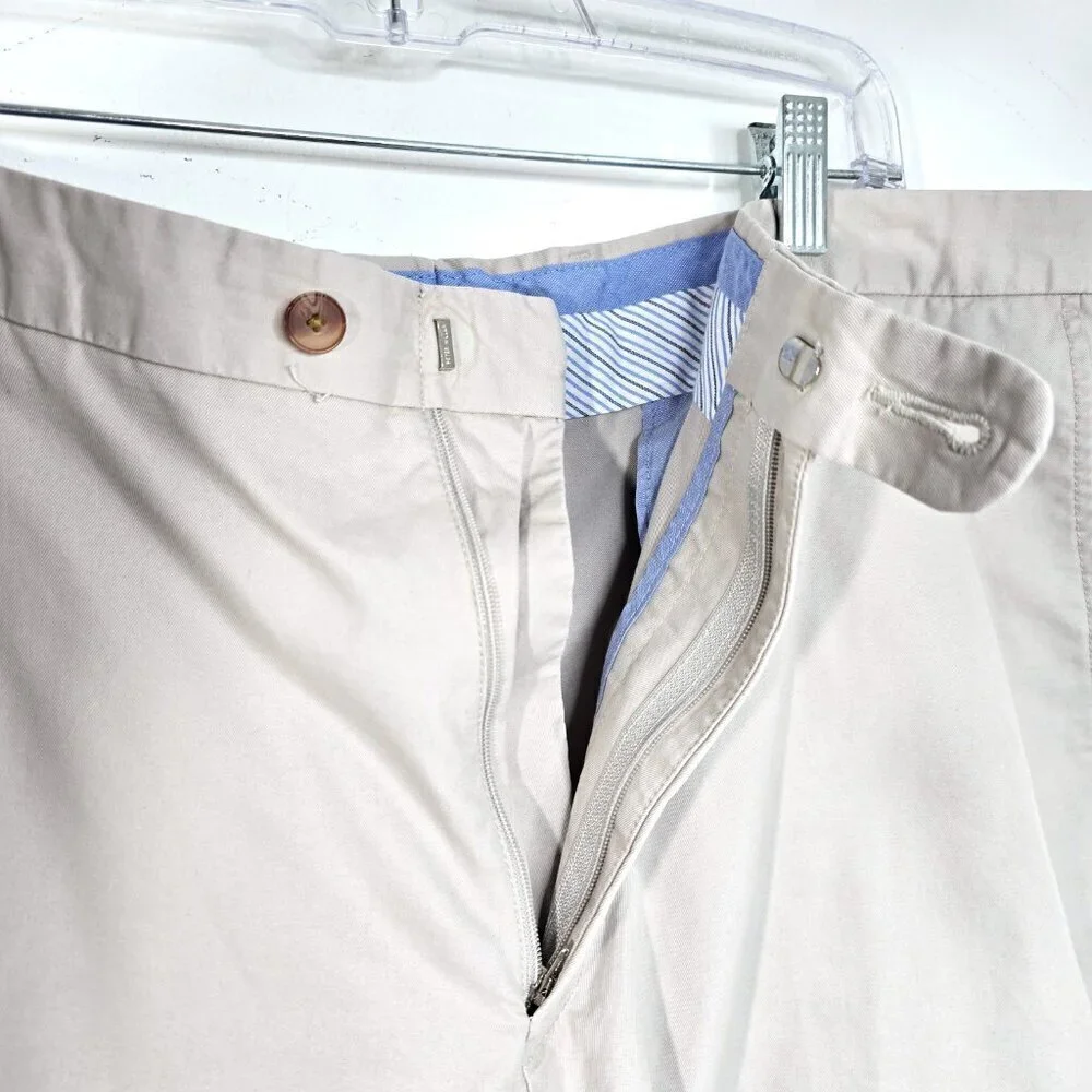 Peter Millar Beige Khaki Chino Pima Cotton Stretch Shorts 8.5